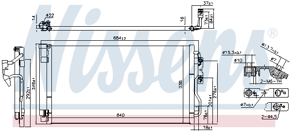 NISSENS 940628 кондензатор,...