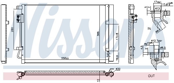 NISSENS 940633 кондензатор,...