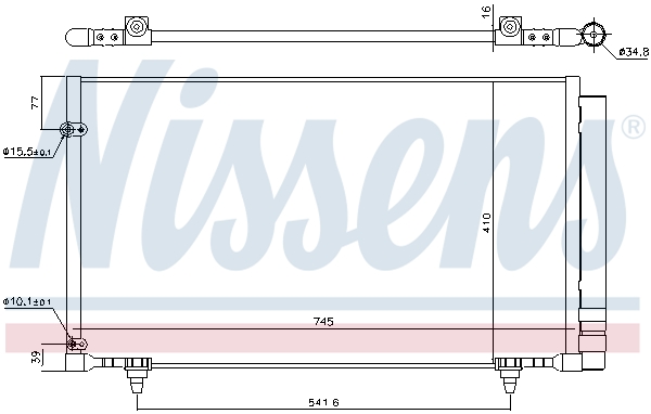 NISSENS 940671 кондензатор,...