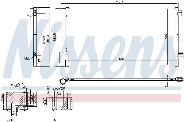 NISSENS 940678 кондензатор,...