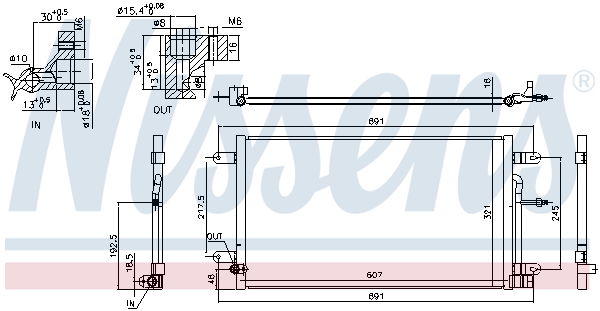 NISSENS 940694 кондензатор,...