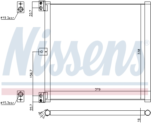 NISSENS 940703 кондензатор,...