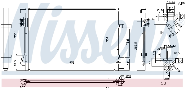 NISSENS 940730 кондензатор,...