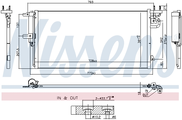 NISSENS 940764 ** FIRST FIT...