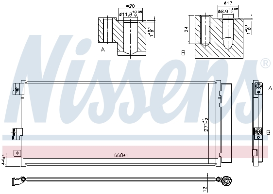 NISSENS 940791 ** FIRST FIT...