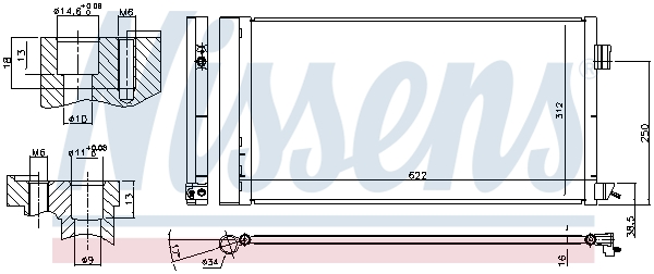 NISSENS 940809 кондензатор,...