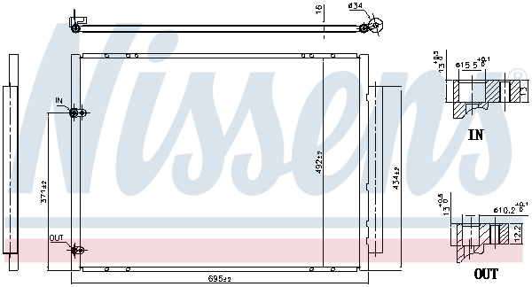 NISSENS 940848 ** FIRST FIT...