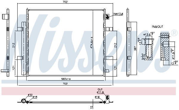 NISSENS 940893 ** FIRST FIT...