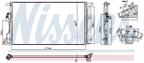 NISSENS 940922 кондензатор,...