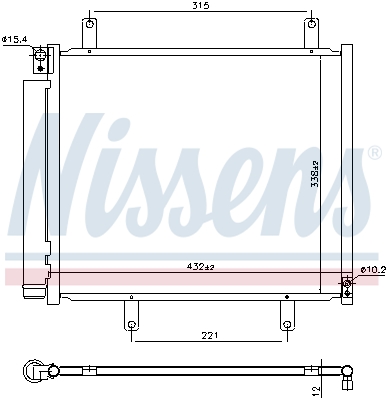 NISSENS 940932 кондензатор,...