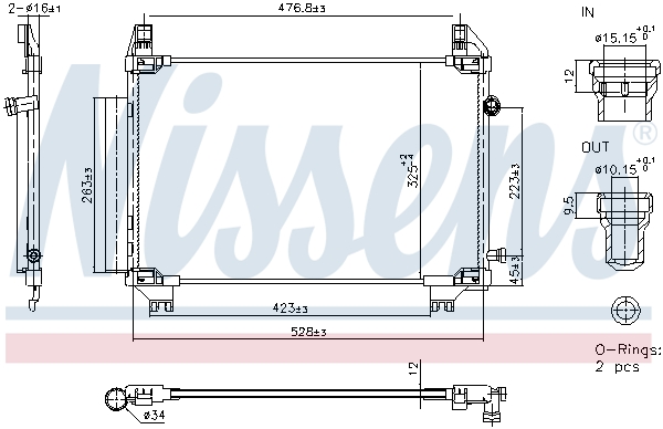 NISSENS 940943 ** FIRST FIT...
