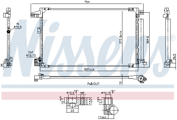 NISSENS 940976 ** FIRST FIT...