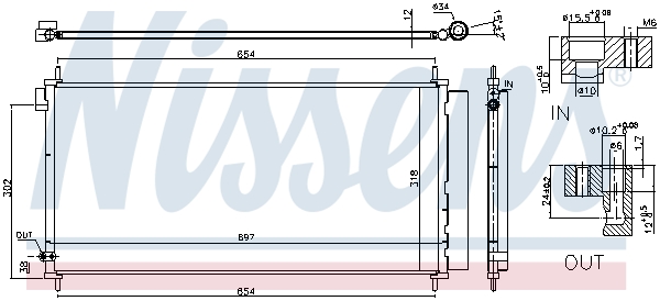 NISSENS 941038 ** FIRST FIT...