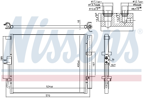 NISSENS 941133 кондензатор,...