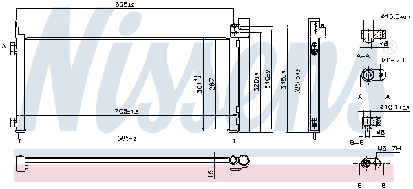 NISSENS 941150 кондензатор,...