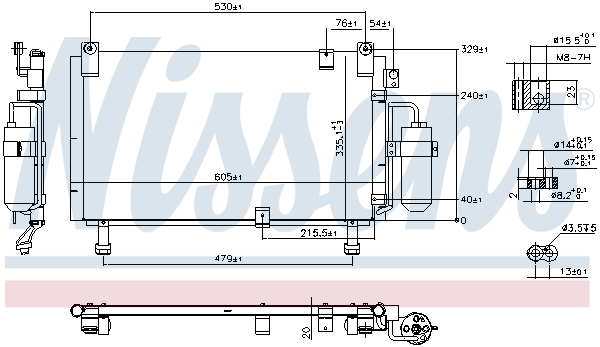 NISSENS 941153 кондензатор,...