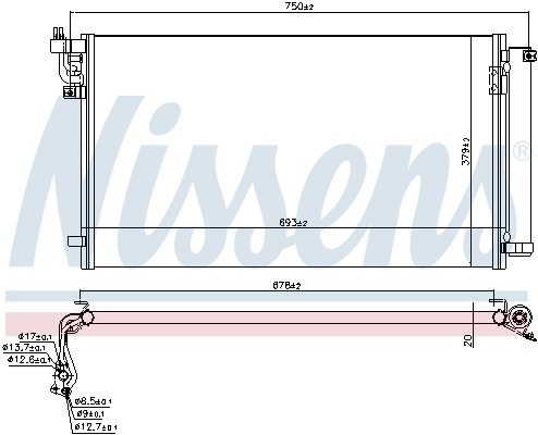 NISSENS 941157 кондензатор,...