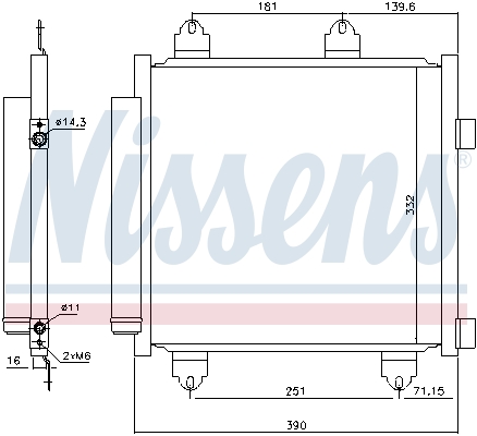 NISSENS 941176 ** FIRST FIT...