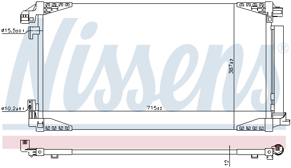 NISSENS 941228 кондензатор,...