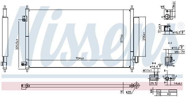 NISSENS 941234 кондензатор,...