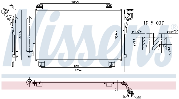 NISSENS 941246 кондензатор,...