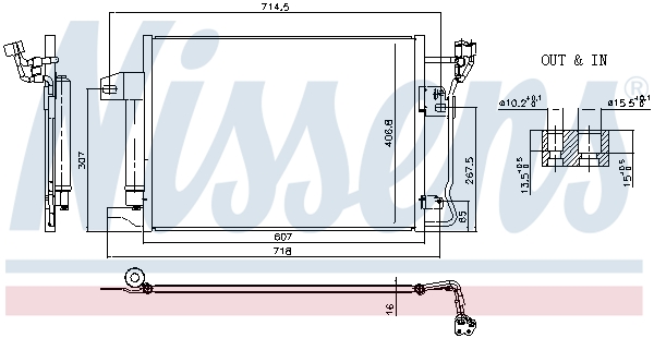 NISSENS 941247 кондензатор,...