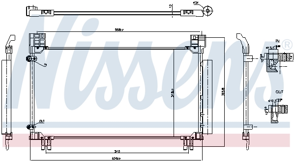 NISSENS 941277 кондензатор,...