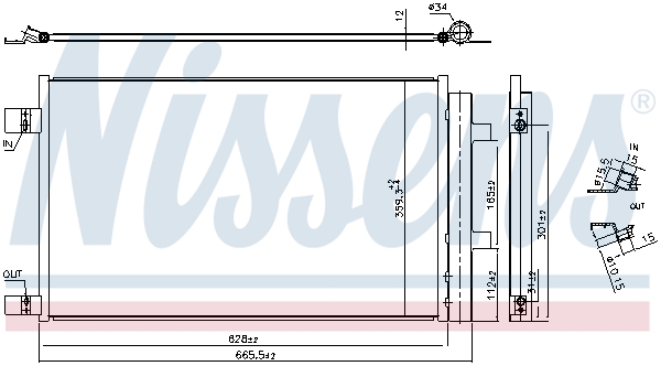 NISSENS 941284 кондензатор,...