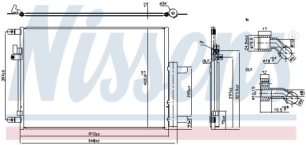 NISSENS 941288 кондензатор,...