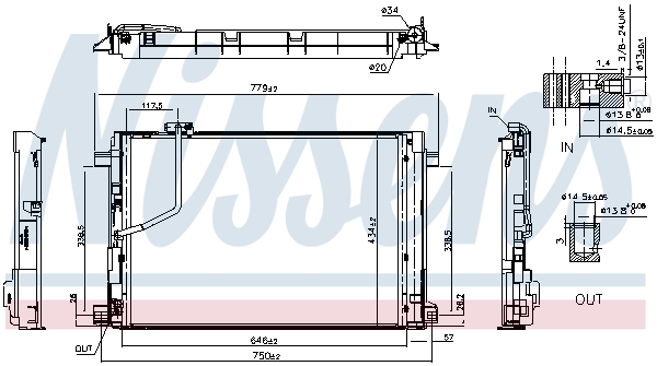 NISSENS 941293 ** FIRST FIT...