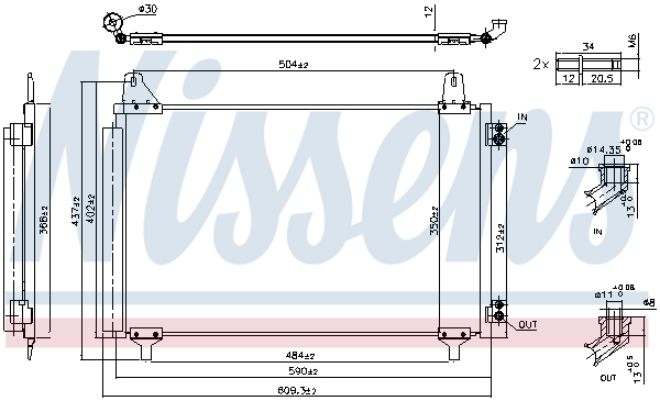 NISSENS 941296 ** FIRST FIT...