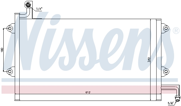 NISSENS 94164 кондензатор,...