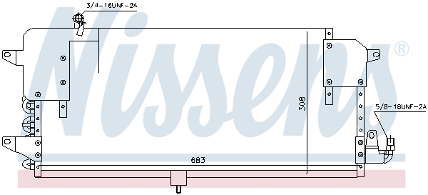 NISSENS 94174 кондензатор,...