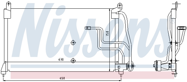 NISSENS 94190 кондензатор,...