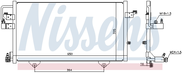 NISSENS 94209 кондензатор,...