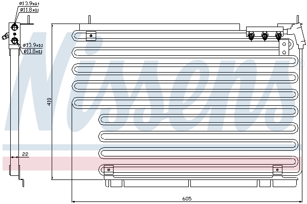 NISSENS 94216 кондензатор,...