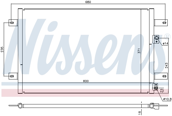 NISSENS 94251 кондензатор,...