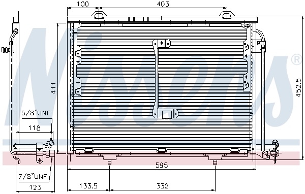 NISSENS 94284 кондензатор,...