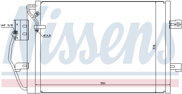 NISSENS 94373 кондензатор,...