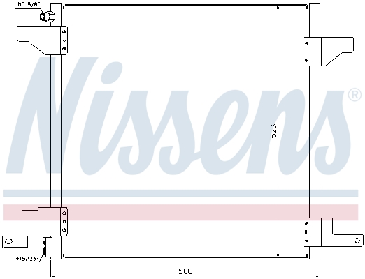 NISSENS 94390 кондензатор,...