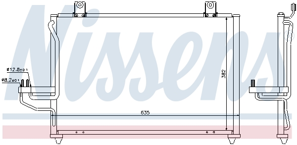 NISSENS 94422 Condensatore,...