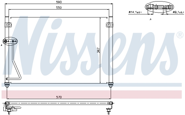 NISSENS 94428 кондензатор,...