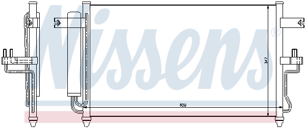 NISSENS 94453 кондензатор,...