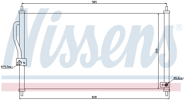 NISSENS 94458 ** FIRST FIT...