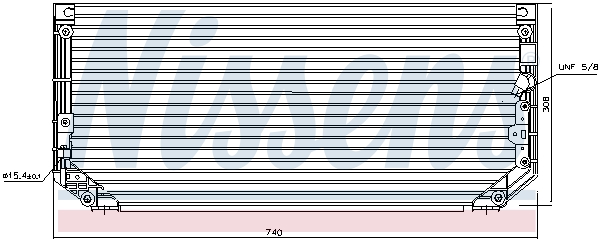 NISSENS 94515 кондензатор,...