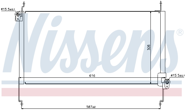 NISSENS 94531 Condensatore,...