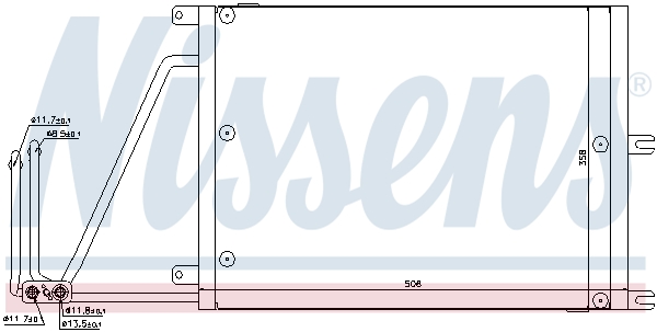 NISSENS 94623 кондензатор,...