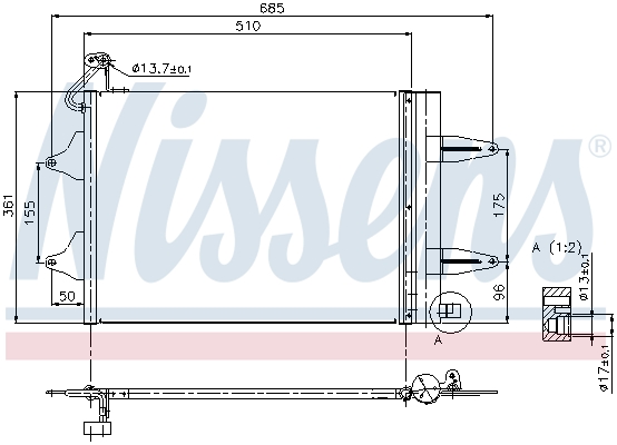 NISSENS 94628 ** FIRST FIT...