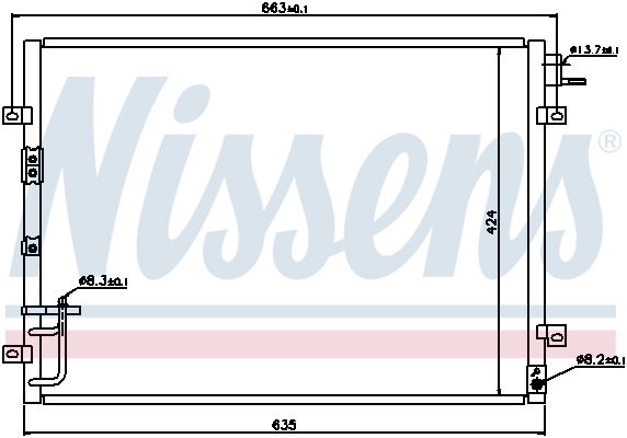 NISSENS 94636 кондензатор,...