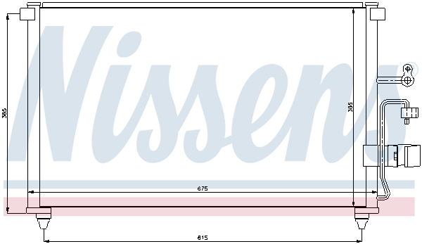 NISSENS 94639 кондензатор,...